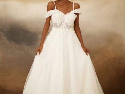 Lace & Tulle White Wedding Dress