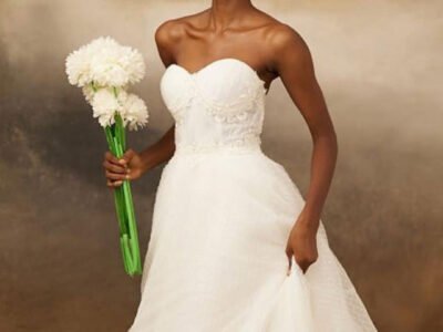 Tube Lace White Wedding Dress