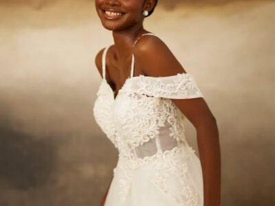 Lace & Tulle White Wedding Dress