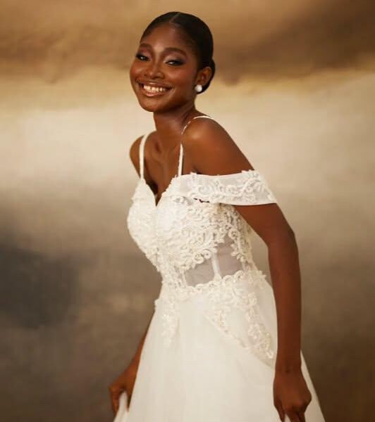 Lace & Tulle White Wedding Dress