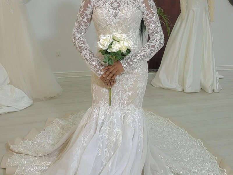 Lace White Wedding Dress