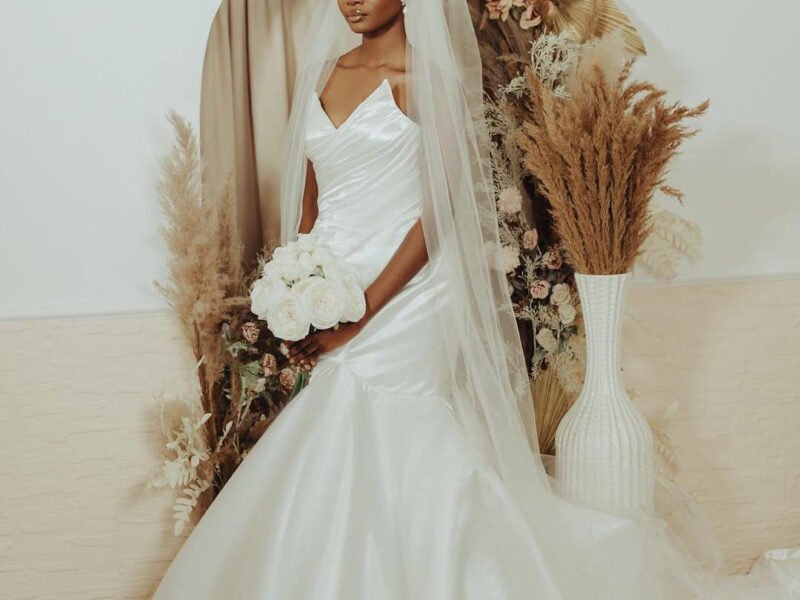 Tube White Wedding Dress