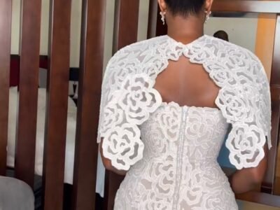 White Wedding Lace Dress