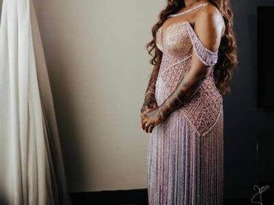 Fringe Reception wedding outfit